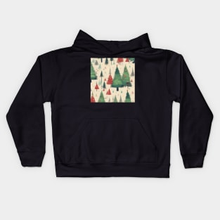 Ykomow Christmas Trees Womens Holiday Pine Tree Xmas Graphic Tees Christmas Family Kids Hoodie